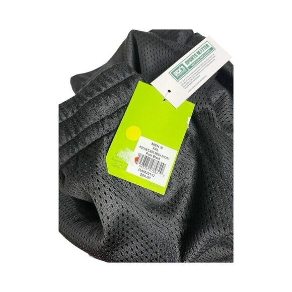DSG Men's Pocketless Mesh Shorts size XXL Black Activewear Gym New - Picture 5 of 6